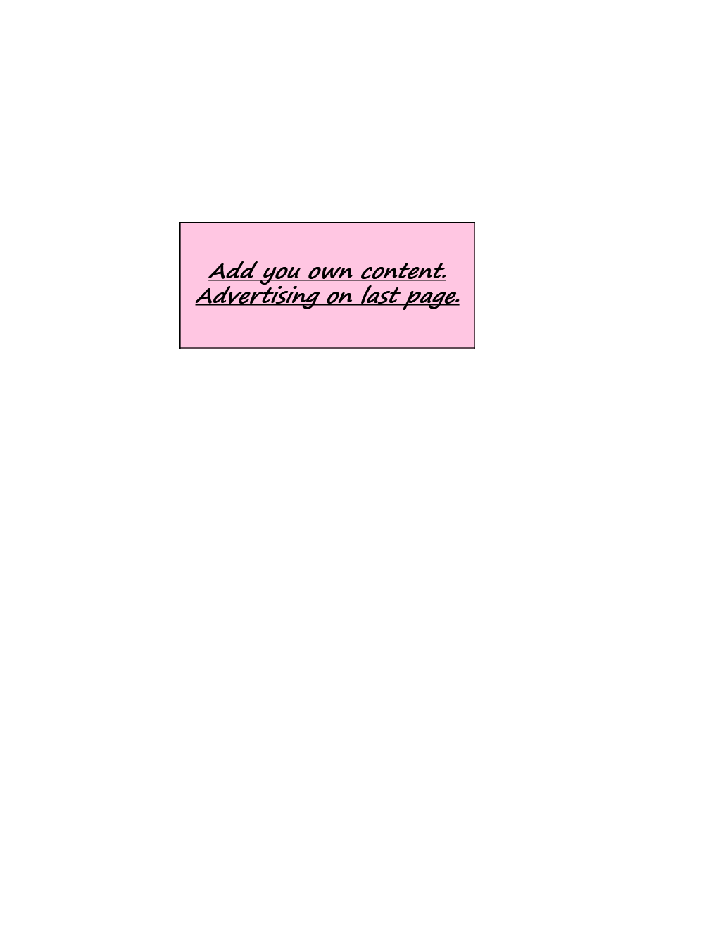 Sample page 7, starter text box examples